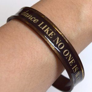 2/$20 Black and Brass Dance Like No One Is Watching Bangle